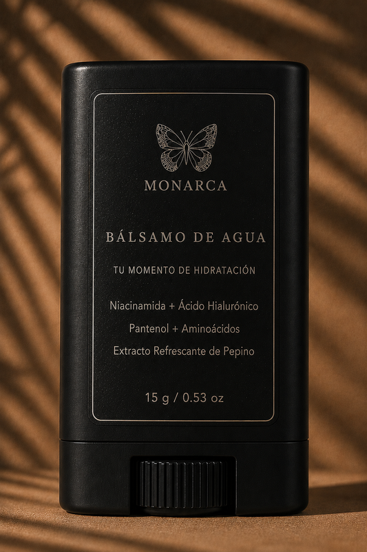 Balsamo de agua, hidratante en barra